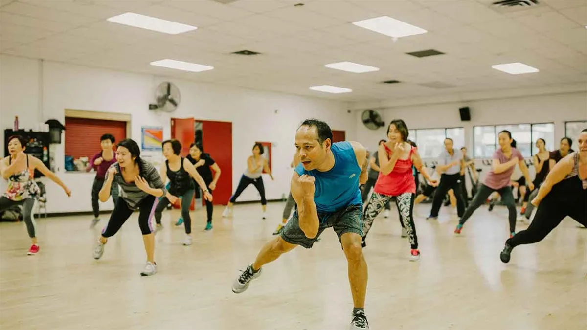 Y Dance, a YMCA group fitness class in session