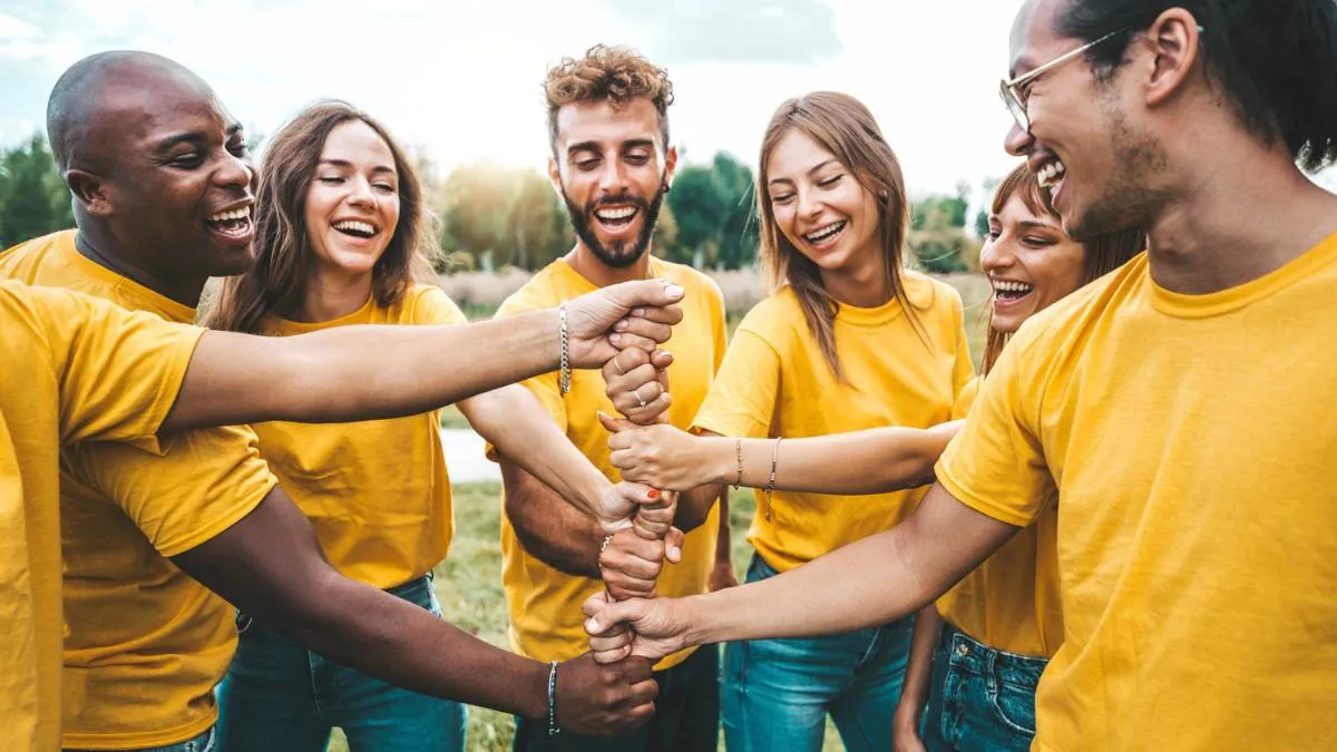 A group of participants of the YMCA's free program Youth Take Initiative