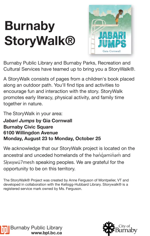 Burnaby StoryWalk