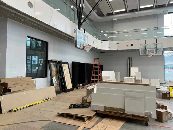Bettie Allard YMCA Construction Progress Update in October 2022
