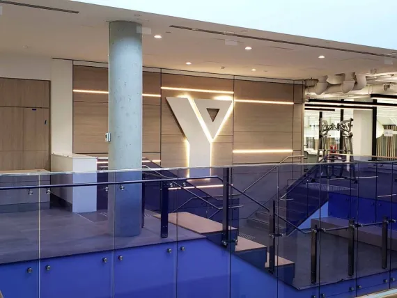 Second floor of the Bettie Allard YMCA