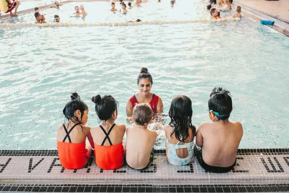 Adult and children's swim lessons in Coquitlam, Bettie Allard YMCA