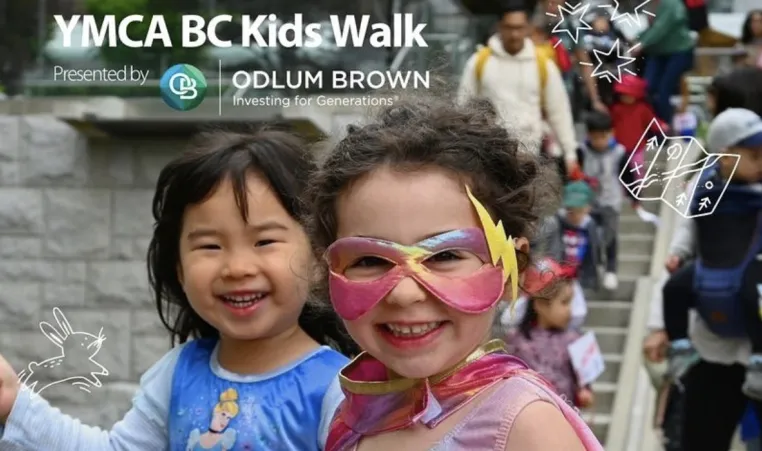 4,000 kids participate in the 2024 YMCA BC Kids Walk presented by Odlum Brown
