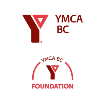 The YMCA BC and YMCA BC Foundation logos appear together