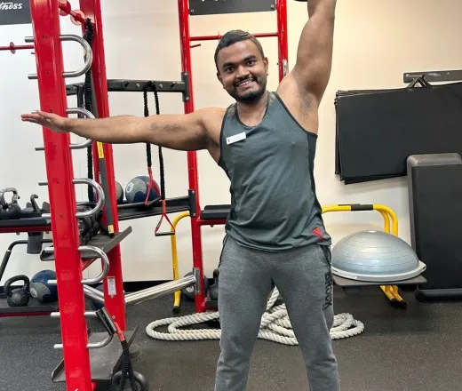 Profile photo of Reno, a certified personal trainer at the Langara Family YMCA