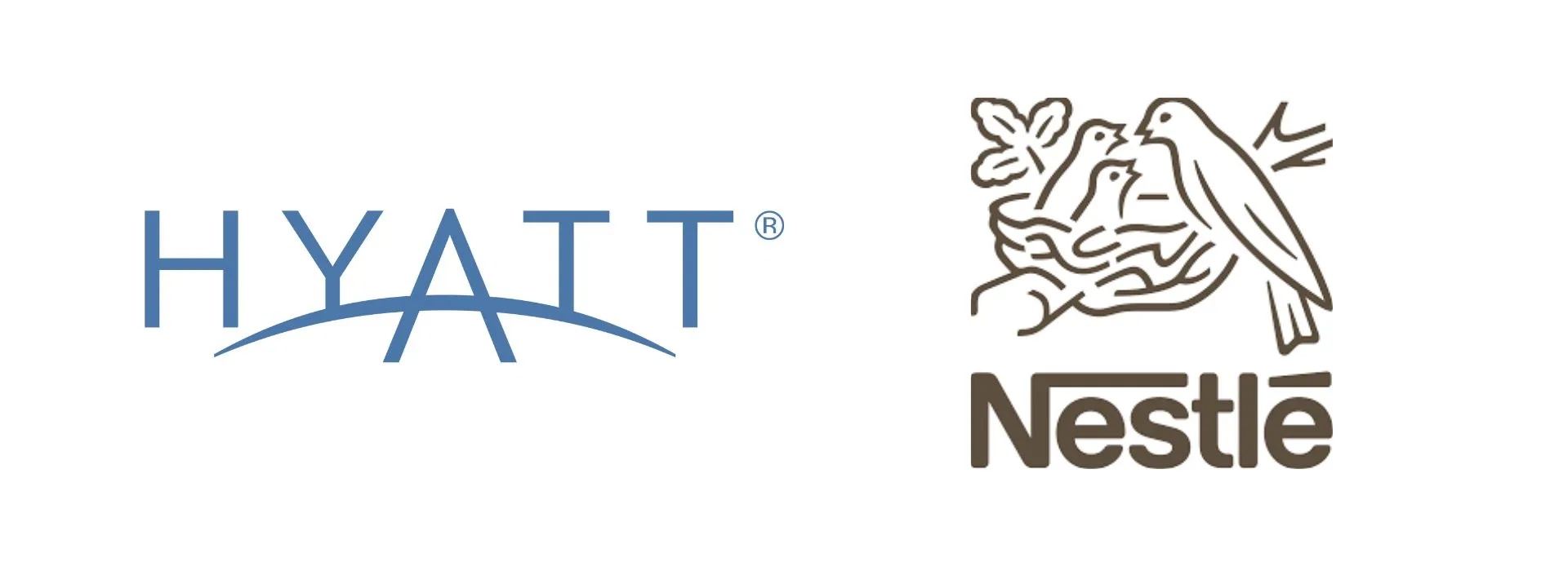 Hyatt and Nestlé logos