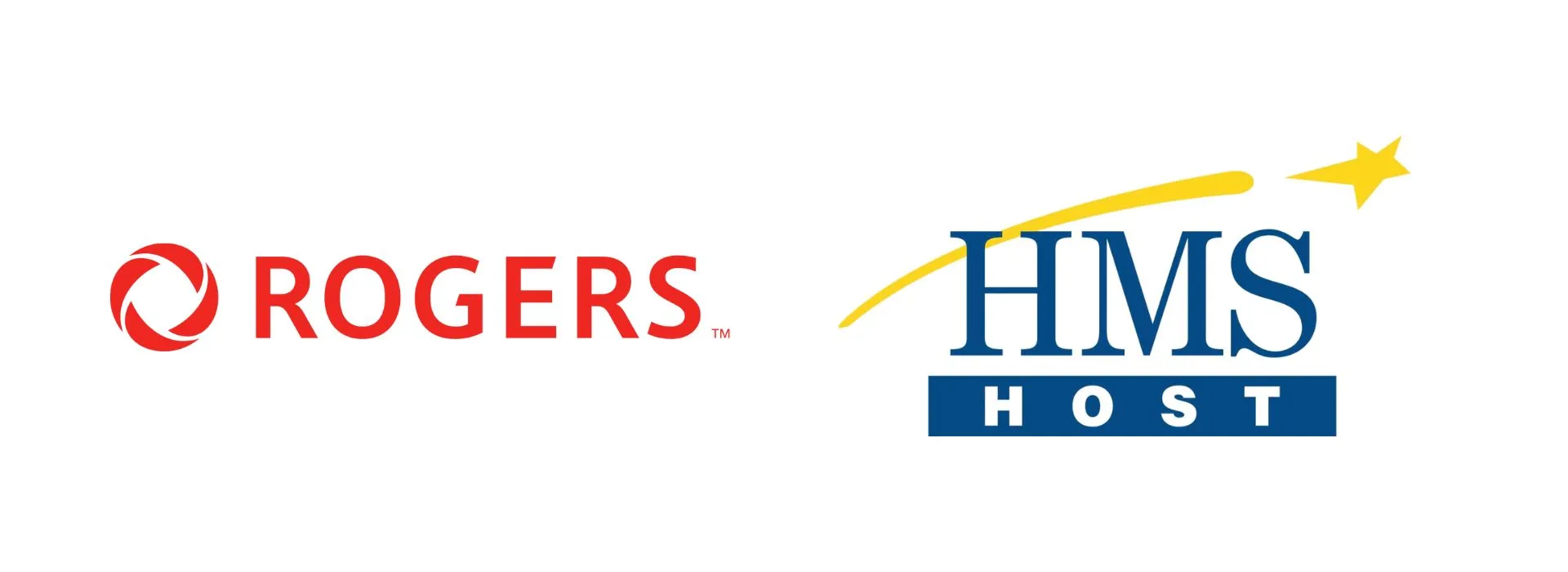 Rogers and HMS Host logos