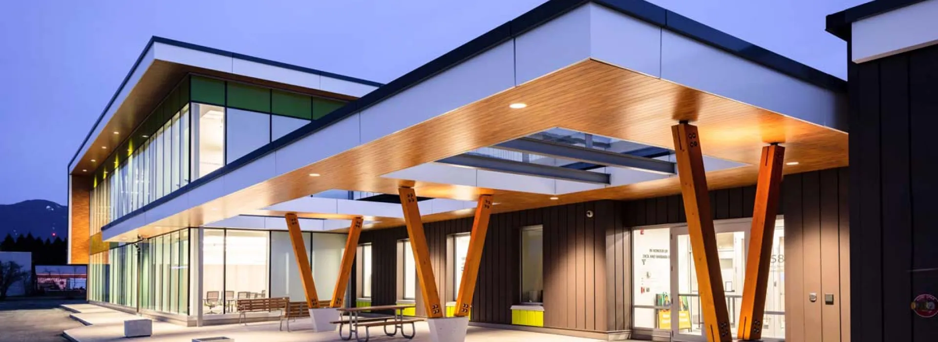 Exterior of Bob Chan-Kent Family YMCA